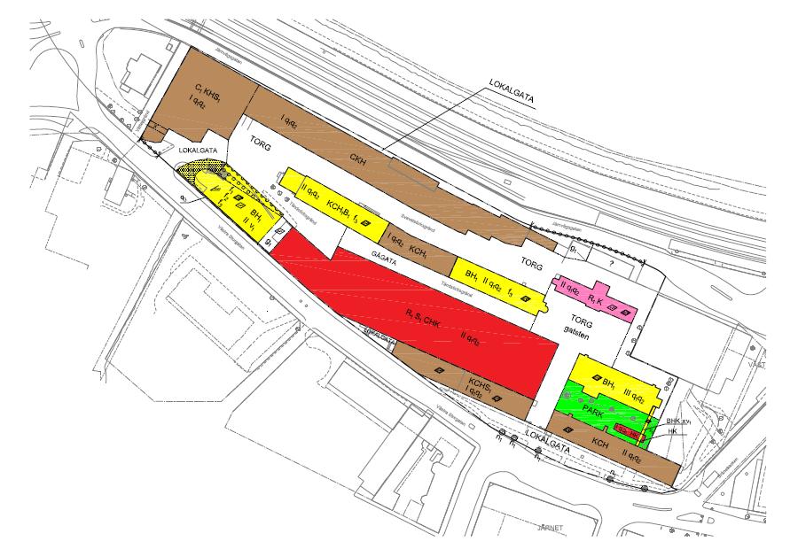 3 Områdesbeskrivning och avgränsning Det aktuella planområdet utgör cirka 2,5 hektar och är beläget runt 50 meter från Vätterns strand mellan Västra Storgatan och Järnvägsgatan.