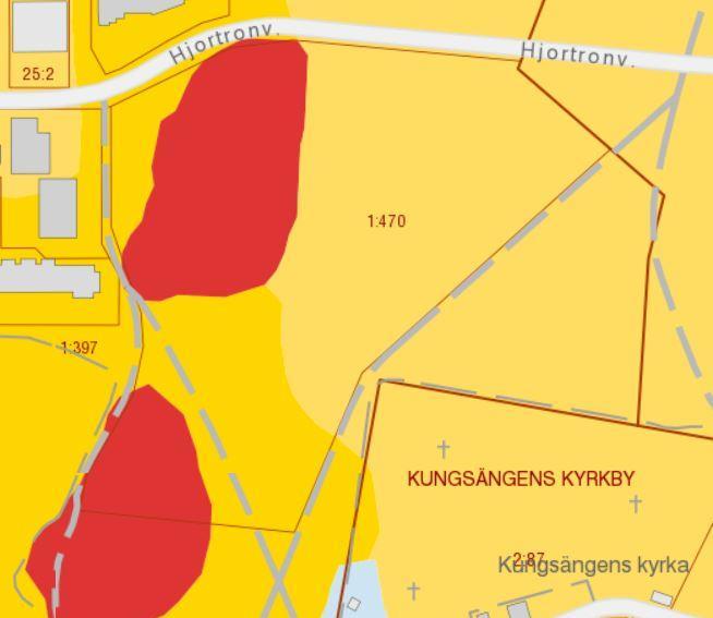 Sida 8 (27) 3.3 Geologiska förutsättningar Området består huvudsakligen av lera, postglacial lera och berg. Topografin formas av berggrundens form.