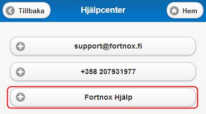 Var: Hjälpcenter - Fortnox Hjälp En annan nyhet