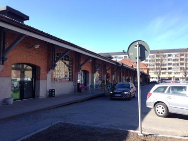 Godsmagasinet, en drygt hundrarårig tegelbyggnad