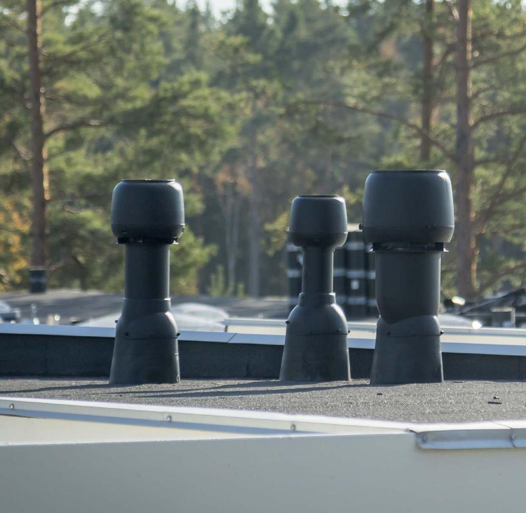TAKFLÄKTAR OCH FRÅNLUFTSHUVAR