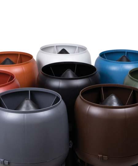 Innehåll Takfläkt och frånluftshuv, Modelltyper 4 Frånluftshuvar Ø 75 mm och Ø 110 mm 6
