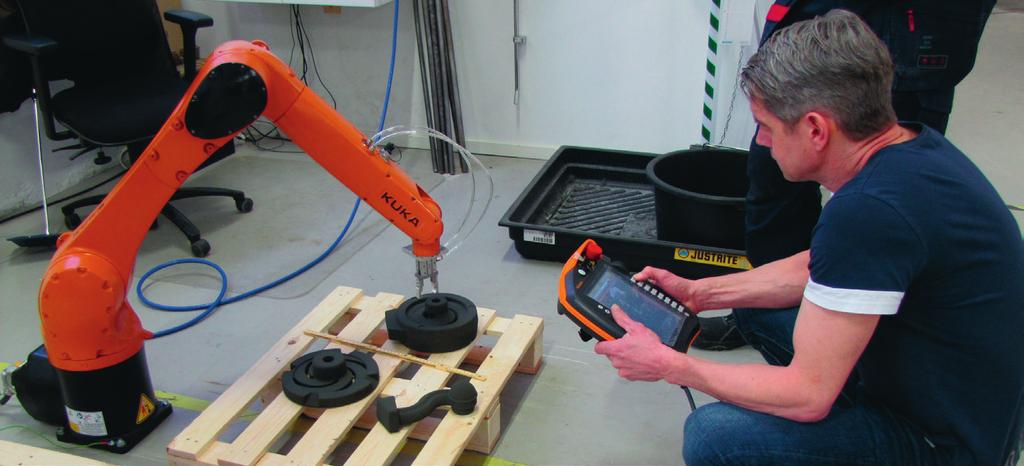 Nu ska forskare på RISE Swecast prova att använda sig av visionsystem för att förbättra tekniken ytterligare när det gäller efterbearbetning av 3D-printade sandformar.