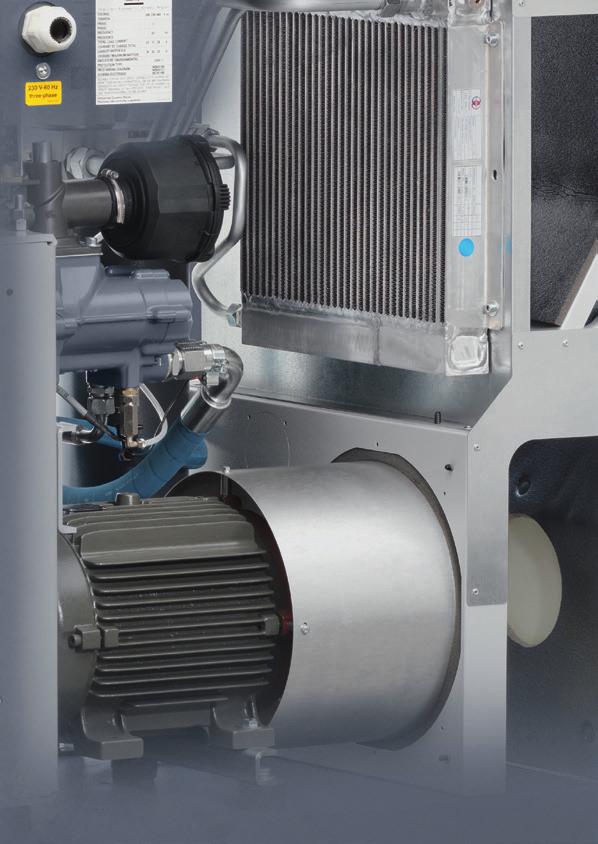 DEN ULTIMATA LÖSNINGEN SOM PASSAR ÖVERALLT Atlas Copcos GA-kompressorer ger enastående prestanda, flexibel drift och hög produktivitet, och detta trots att ägandekostnaderna