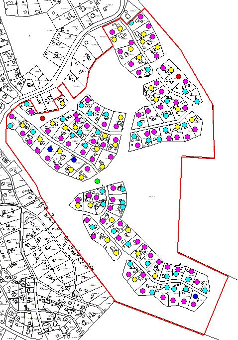 Andelstal Fastighetstyp Antal 0,6 Befintligt fastighet, permanenthus 35 0,8 Befintligt fastighet, fritidshus 42 1,0 Befintlig fastighet, obebyggd