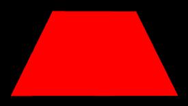 8.3 Produktförslag 3. Bild 6 (Trapezoid) Det sista produktförslaget var en trapezoid vilket är den form som ses här ovanför. Denna formen är egentligen en bra form.