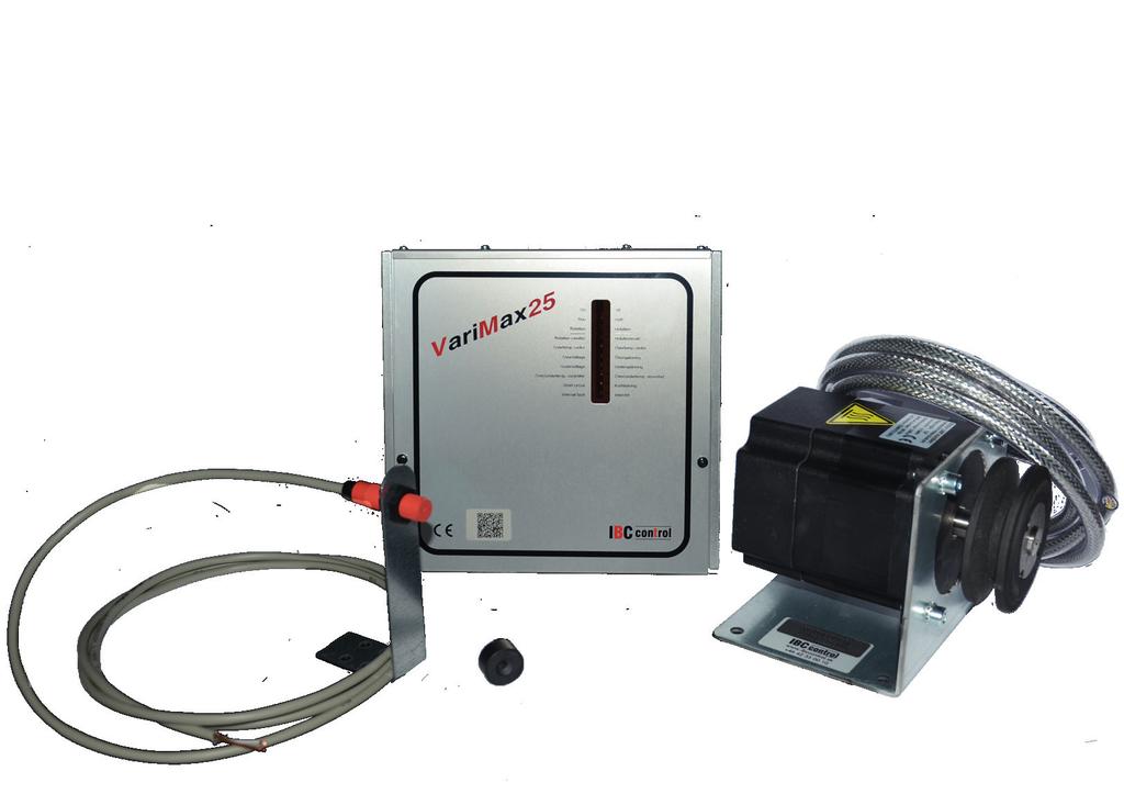WIRING DIAGRAM VVX-PAKET VVX-paket för roterande värmeväxlare med enkelrotor Paketet består av styrenhet, rotationsvakt med hållare samt VVX-motor med remskiva anpassad till rotordiameter.