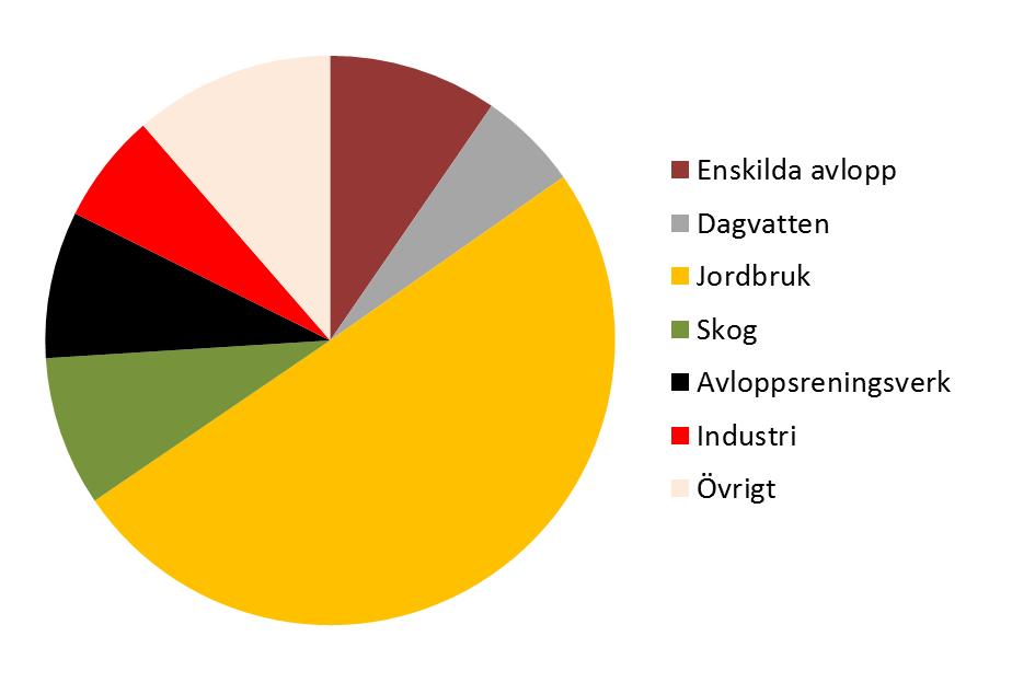 framför allt på att åtgärder för att minska tillförseln genomförts i alldeles för liten omfattning.