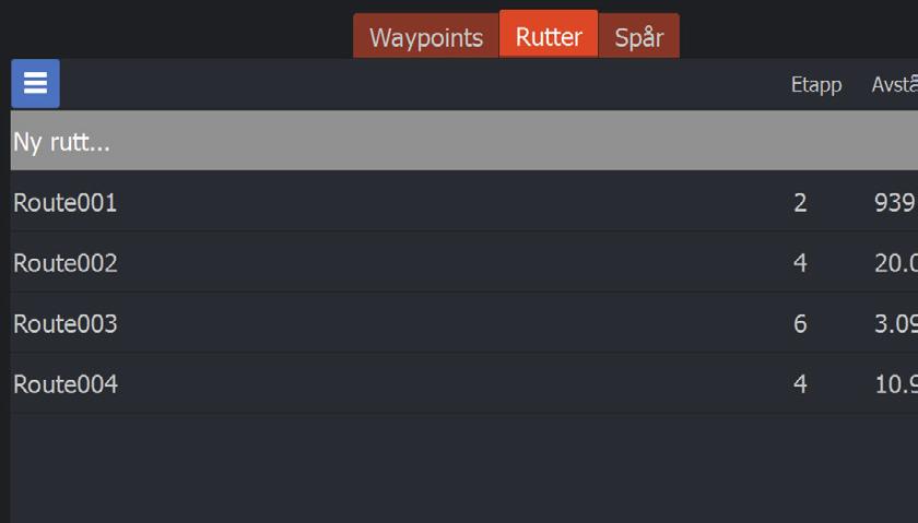 waypoints, rutter och