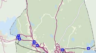 Lokalisering av viktiga målpunkter som skolor, vård, handel och annan service ska ske i närhet till kollektivtrafikstråk.