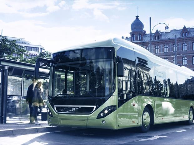 Volvo hybridbuss Mindre buller, lägre emissioner och sänkt