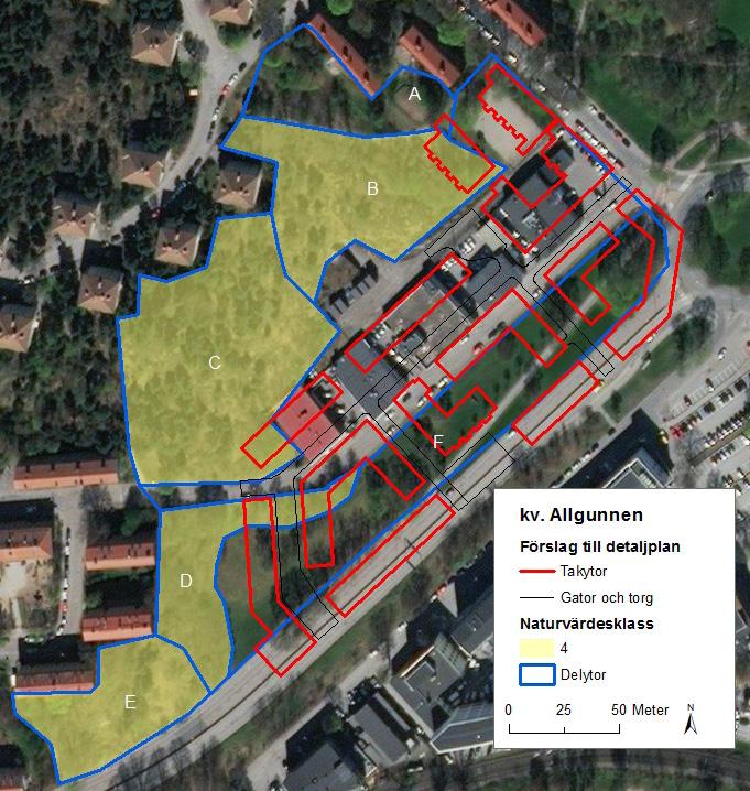 deras ekologiska kvalitet upprätthålls eller förbättras. (SIS 2014) Delområdena D och E fyller därför en nyckelfunktion för att bevara spridningssambanden.