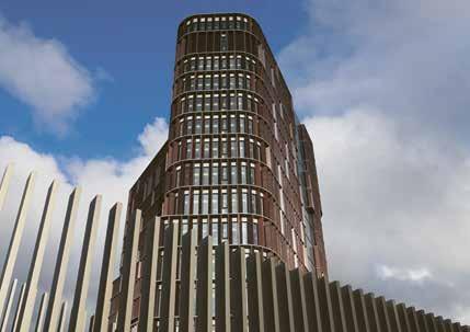 CASE MAERSK-TORNET I början av 2017 invigdes det iögonfallande Maersk-tornet i Köpenhamn. Det 75 meter höga kopparklädda tornet är en del av Panum, Köpenhamns Universitets hälsovetenskapliga fakultet.
