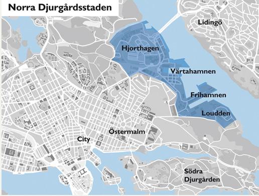 7(17) Planering Samhällsplanering 2017-01-11 Version K1 2.1.2 Stockholms stad Nora Djurgårdsstaden är ett av Europas största stadsutvecklingsprojekt, omfattande cirka 12 000 nya bostäder och 35 000 nya arbetsplatser.