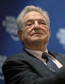 Aktuell person George Soros "I'm not doing my philanthropic work, out of any kind of guilt, or any need to create good public relations.