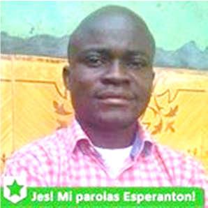 Averaĝa afrika esperantisto estas multe pli juna ol esperantistoj en Eŭropo. Konfirmas tion ankaŭ Joel Muhire (sur la bildo), kiu estas nur 28-jara.