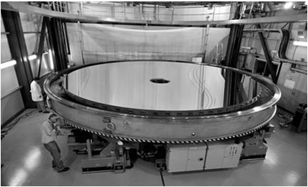 SETI med optiska teleskop I Optiska teleskop: Använder en stor spegel för att fånga upp fotonerna Spegeln (8.