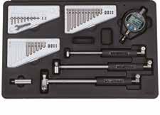 3 mikrometrar, invändig mikrometer 2 inställningsringar 468-982 12 25 IP65 digital 3-punkts ± 2* (12 20) 0,001 Inkl.