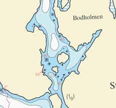 Nr 176 4 4334 Sjökort/Chart: 53 Finland. Bottenhavet. NO om fyren Porin Majakka. Djupuppgift. Ett grund med minsta djup 10,1 m skall införas på positionen.