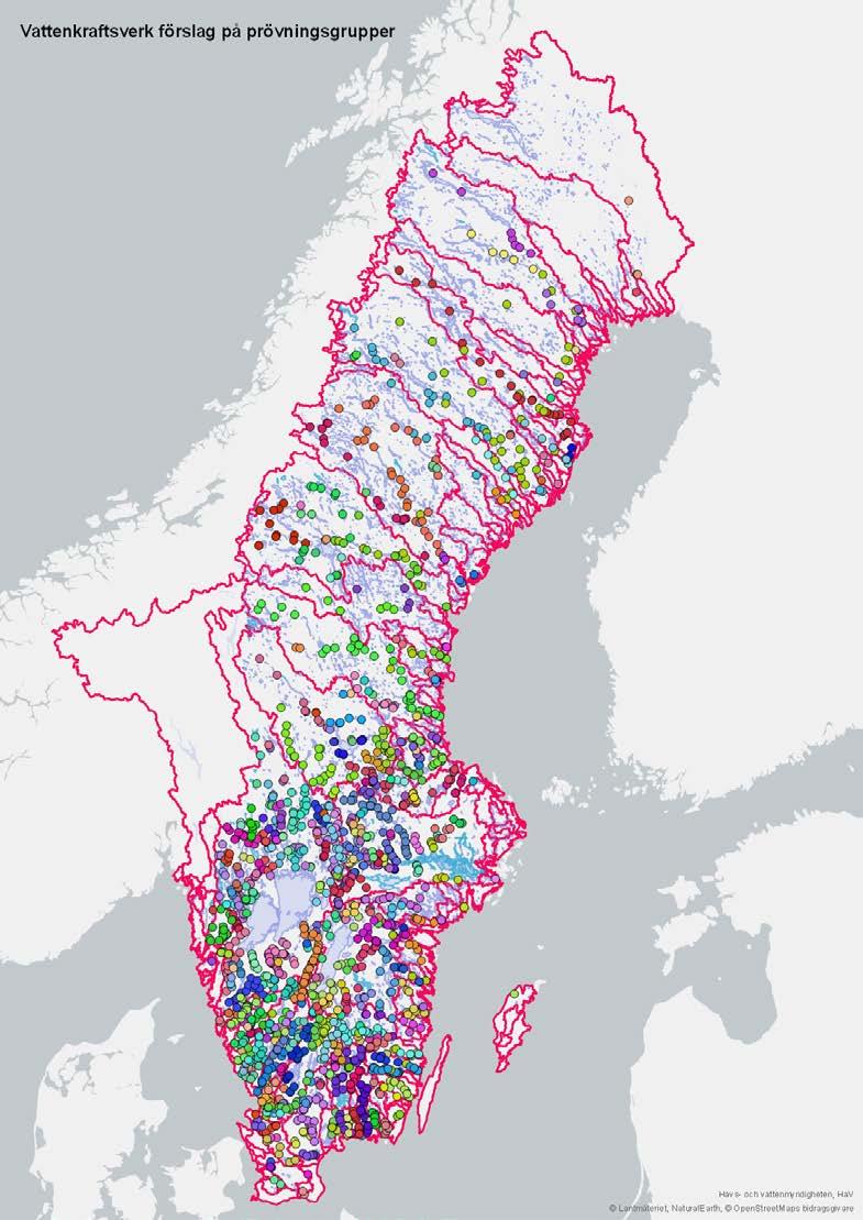 Prövningsgrupper Sverige - preliminära Omprövningar 2020-2039 Totalt antal