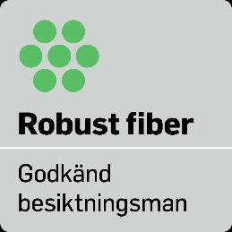 utbildningsbevis anläggning Robust fiber godkänd besiktningsman Optokabel Certifierad