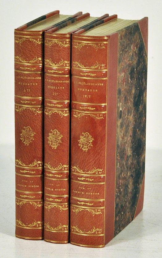 Schiötz Utlendingers reiser i Norge 969 för avsnittet om författarens resa i lappmarken. Skjöldebrands (1757-1834) memoarer ger en god bild av hans personlighet.
