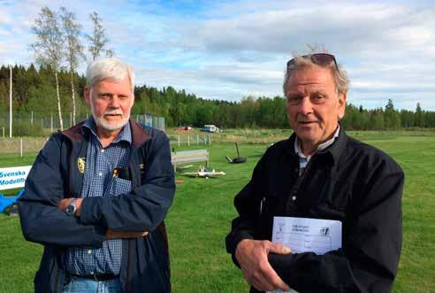 1/2017 23 Harry Kolberg flög med tävlingens enda elkärra. Modellen var mycket lätt och som vanligt när det gäller Harrys modeller så var den otroligt fin och välbyggd.
