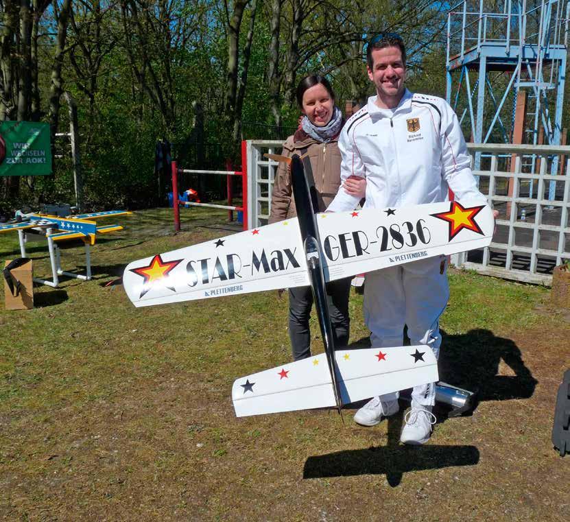 48 1/ 2017 You know the saying: Behind every successful man... Richard Kornmeier with his very supportive and lovely wife Tatjana in Bitterfeld 2017.