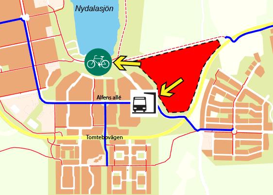 5 ÅTGÄRDER Som framgick av föregående avsnitt har cykeln en mycket stor potential att kunna bli ett alternativ till bilen för att nå kommunens mål.