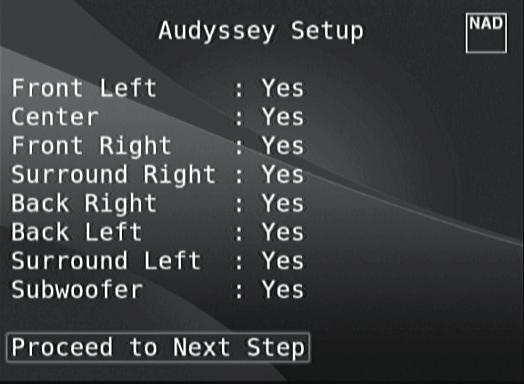 Om du istället vill ställa in dina högtaare manuellt eller om de redan kört Audyssey Setup innan men vill göra egna justeringar, så handlar följande avsnitt om Högtalar konfiguration, högtalarnivåer