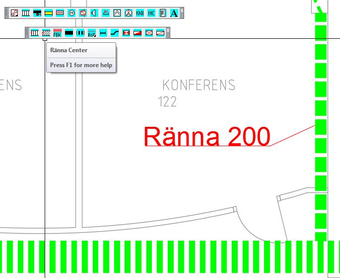 57 Rita kabelränna Ange rännans bredd: 200 Rita ränna enl. övningsbilden. Rita även EL Stege/ EL Ränna Klassiskt utseende. Här redovosas ett generellt arbetsflöde. Rita Stege eller Ränna i flera steg.