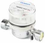 Vattenmätare Zenner Varmvattenmätare ETWD-N Typ: Enkelstrålig, torrlöpande vinghjulsmätare. Användning: Mätning för fördelning av varmvattenförbrukning.