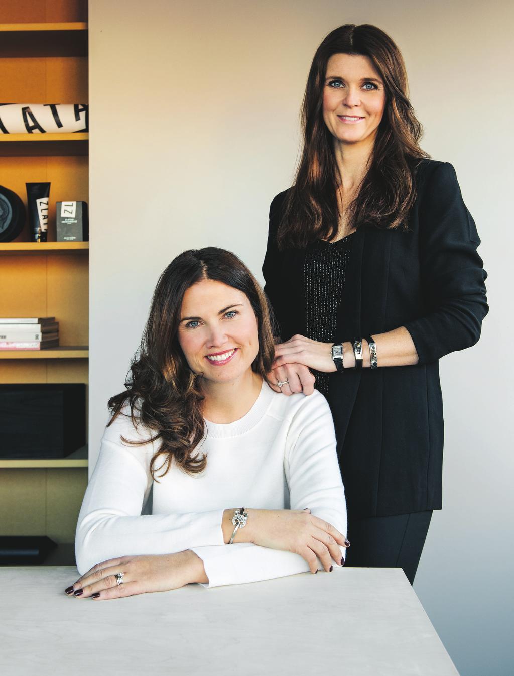 Denna sida: Jessica Dersén och Marie Klockare Carlzon ligger bakom skönhetsbolaget Amazing brands som