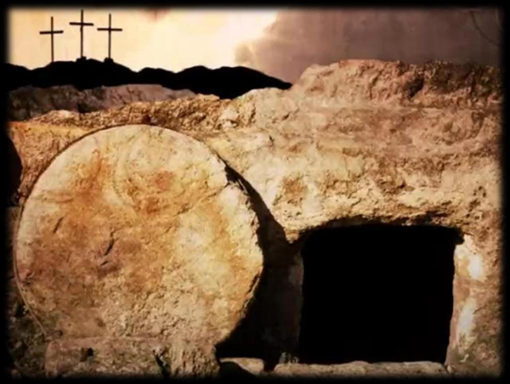 Bibelns berättelser Om Jesu uppståndelse står det: De gick in i graven och såg en ung man i lång vit dräkt sitta där till höger, och de blev förskräckta. Men han sade till dem: Var inte förskräckta.