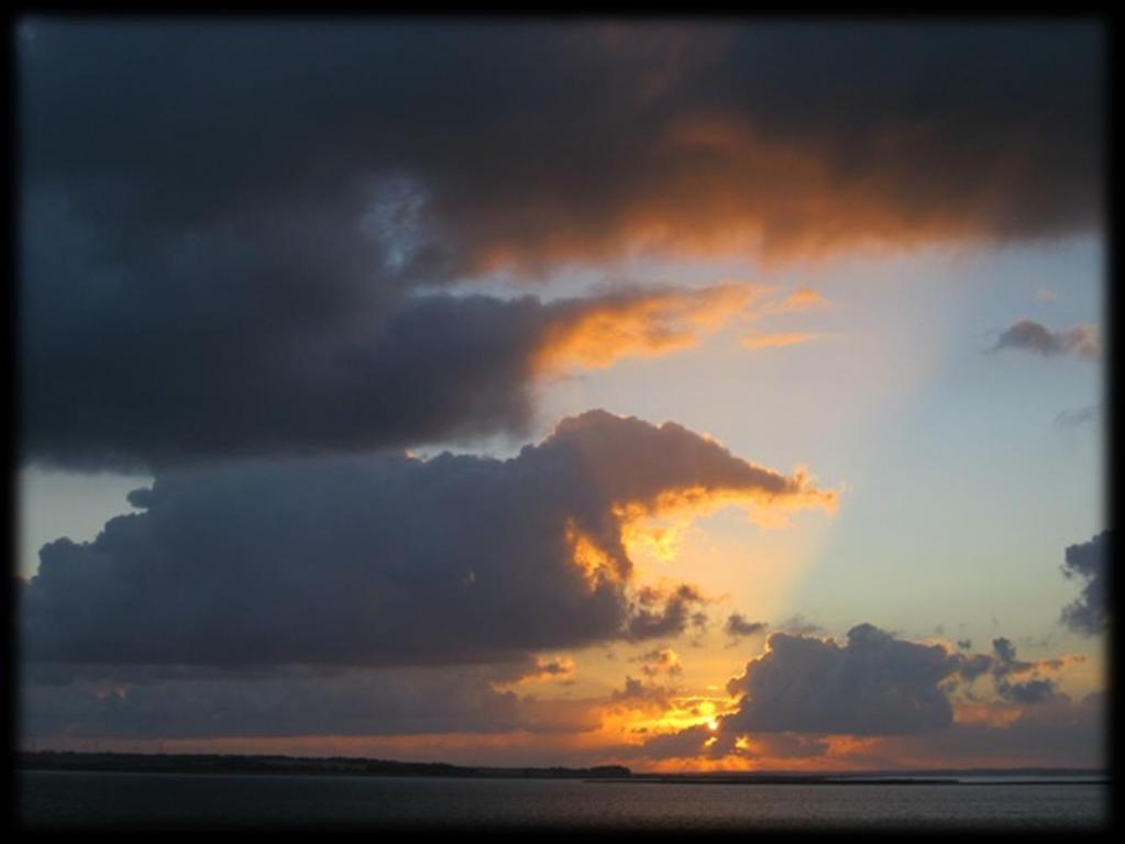 Om Guds rike och det eviga livet står det: Och jag såg en ny himmel och en ny jord. Ty den första himlen och den första jorden var borta, och havet fanns inte mer.