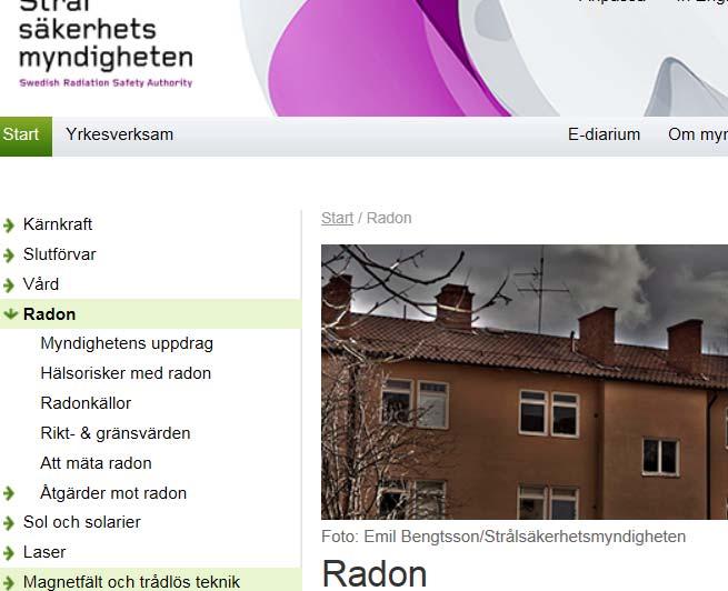 Att mäta radon hur?