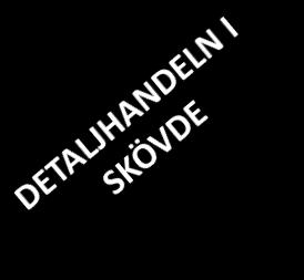 Vid en jämförelse av försäljningsindex i Skövde och några andra större städer framgår det att Skövde har näst högst försäljningsindex av städerna vad gäller sällanköpshandeln, 157.