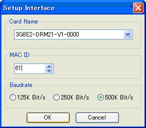 I detta exempel används kortet DeviceNet PCMCIA (3G8E2-DRM21-V1). Om du använder ett annat kort, se kortets drifthandbok. 4.