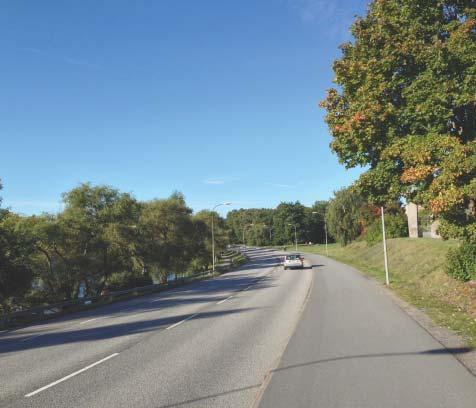 Planiavägen För Planiavägen föreslås en typsektion för sträckan norr om korsningen med Siroccogatan och en för den södra delen.