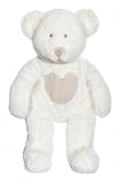 Cream Kanin, liten, vit 33cm 1553 Teddy