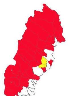 normalfallet utgörs mätpunkten av kommunhuvudorten medan målpunkten varierar beroende på resans syfte. Exempel på målpunkter är flygplatser, storstäder, högskolor och sjukhus.