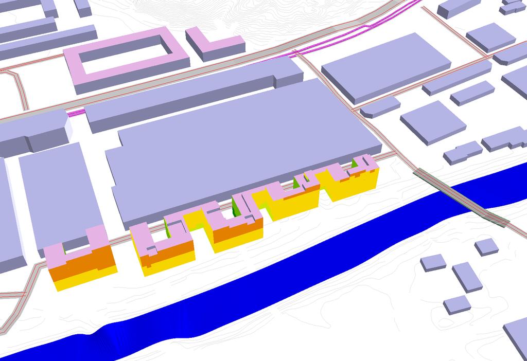 Kv Gösen Trafikuppgifter prognosår 2030 Husförslag Kv Gösen Utan portiker Ekvivalent ljudtrycksnivå L Aeq i db ref.