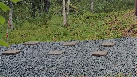 Information och Instruktion bastutunna Markförberedelser Bastun står stadigt på limträkonsoler som är 150 breda och med en tjocklek på ca10cm.