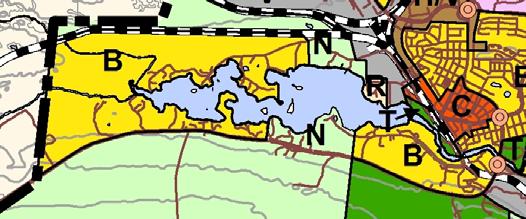 NYA BOSTADSOMRÅDEN Vassaraträsk VASSARA- TRÄSK Utdrag från plankartan över nytt område för bostäder kring Vassaraträsk. Andra sidan - Sjön Natura 2000-område. Bebyggelse kan öka påfrestningen på sjön.