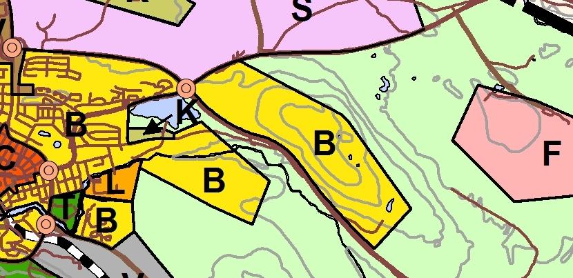 Nunisvaara På Nunisvaaras sluttningar kan bebyggelsen få goda solvärden, utsikt mot älven och fjällmiljöer.