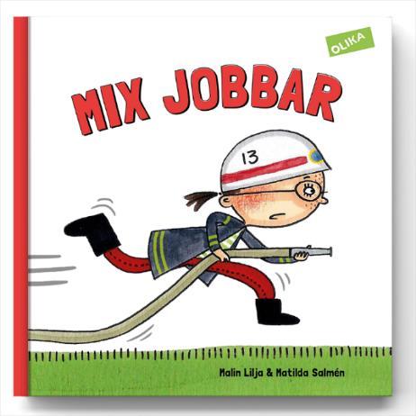 Hur ser vi det vi gjorde? Alla barn har lånat med Mix jobbar boken hem. Barnen vill gärna läsa i skrivboken vad kompisarna skrivit och titta på korten.