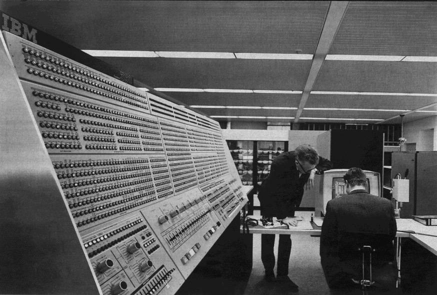 IBM System/360 Modell 91 på Goddard Space Flight Center slutet på 1960-talet By