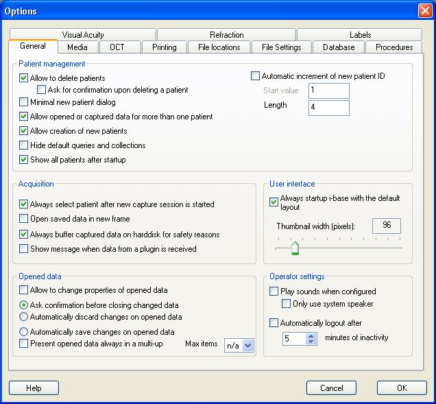 Skapa standard-layout för i-base Ändra layouten och välj Save current layout as the default layout (Spara aktuell layout som