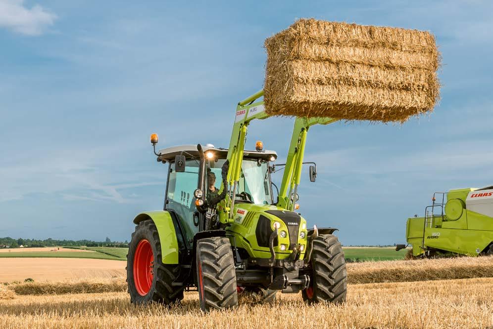 Passar perfekt. CLAAS frontlastare. Frontlastare Styrningen. Beställning av frontlastarkonsolen från fabrik omfattar även styrningen.