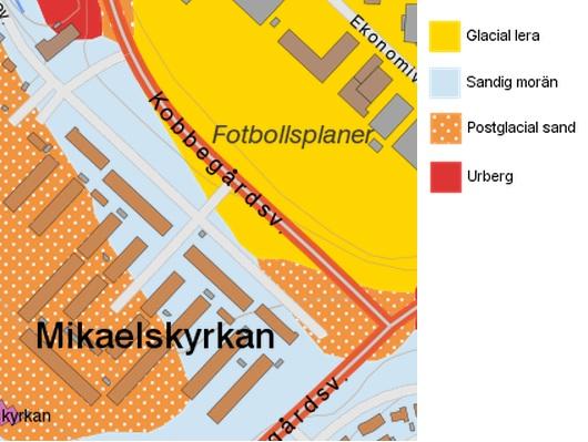 Uppdragsnr: 701875 Geoteknisk utredning för detaljplan inom Kobbegården 6 (8) 6.